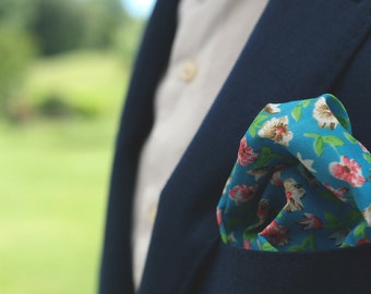 Nice flowered pocket square