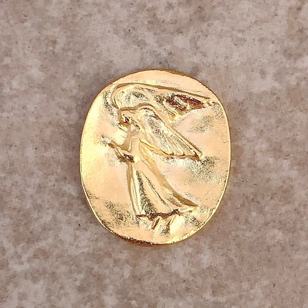 Gold Angel Pocket Token-Sympathy Gift-Thinking of You Gift-Protected by an Angel-Guardian Angel-Pocket Angel-Comfort Gift-Angel Pocket Token