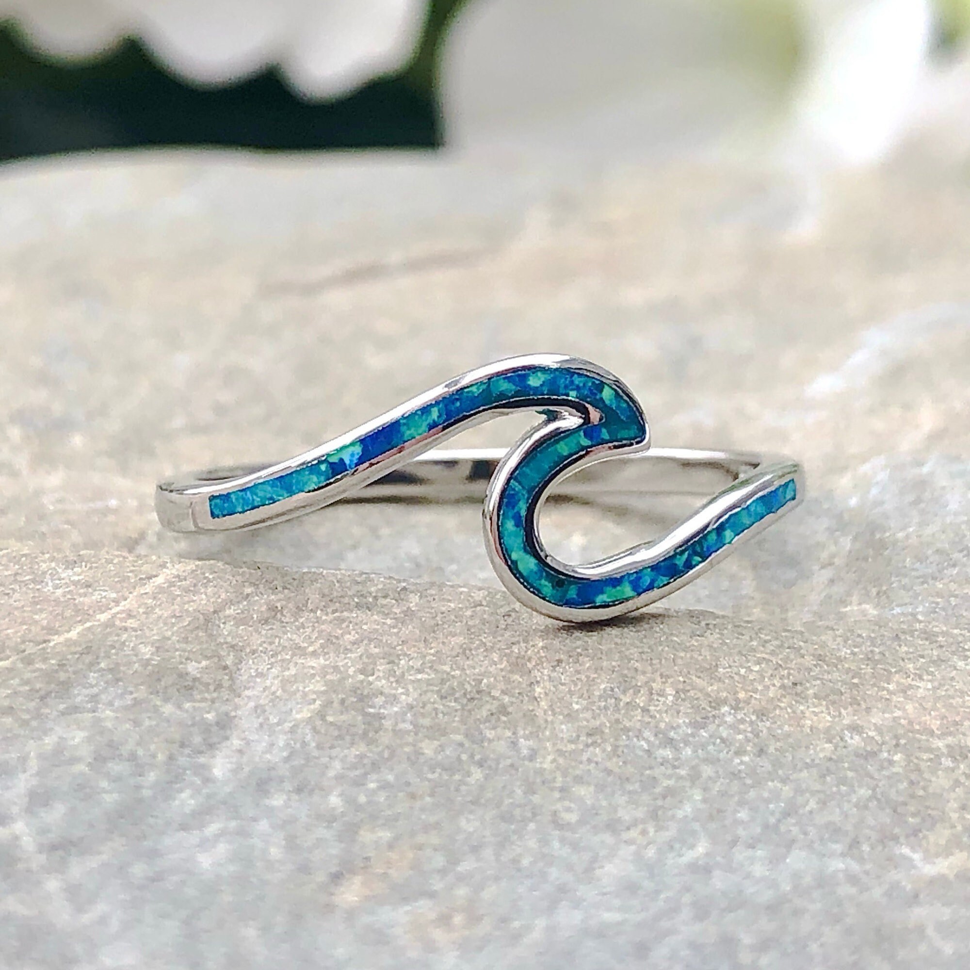 Opal on sale wave ring