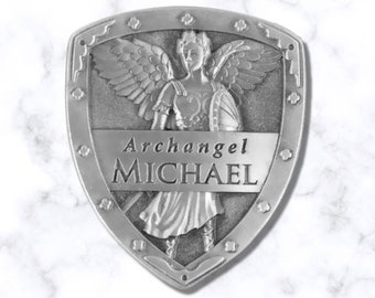 Archangel Michael Pocket Shield, Angel Worry Stones, Protection Pocket Stone, Pocket Angel,Guardian Angel,Police Officer Gift,Archangel Gift