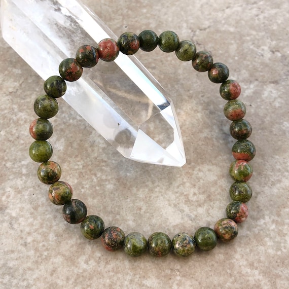 Buy Unakite Bracelet - 8 MM (Grounding and Balance) Online in India -  Crystal Divine
