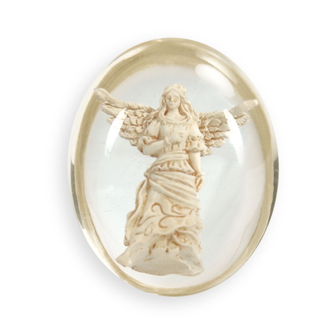 Guardian Angel Pocket Token,angelstar Worry Stones,sympathy Gift