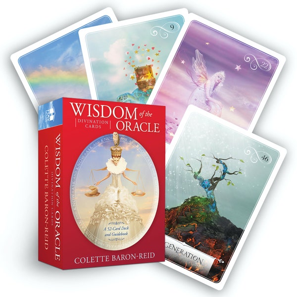 Wisdom of the Oracle Divination Cards and Guidebook - Interpret Messages and Receive Answers - Colette Baron-Reid