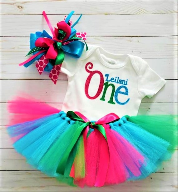 trolls 1st birthday outfit