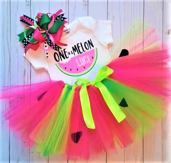 watermelon 1st birthday outfit