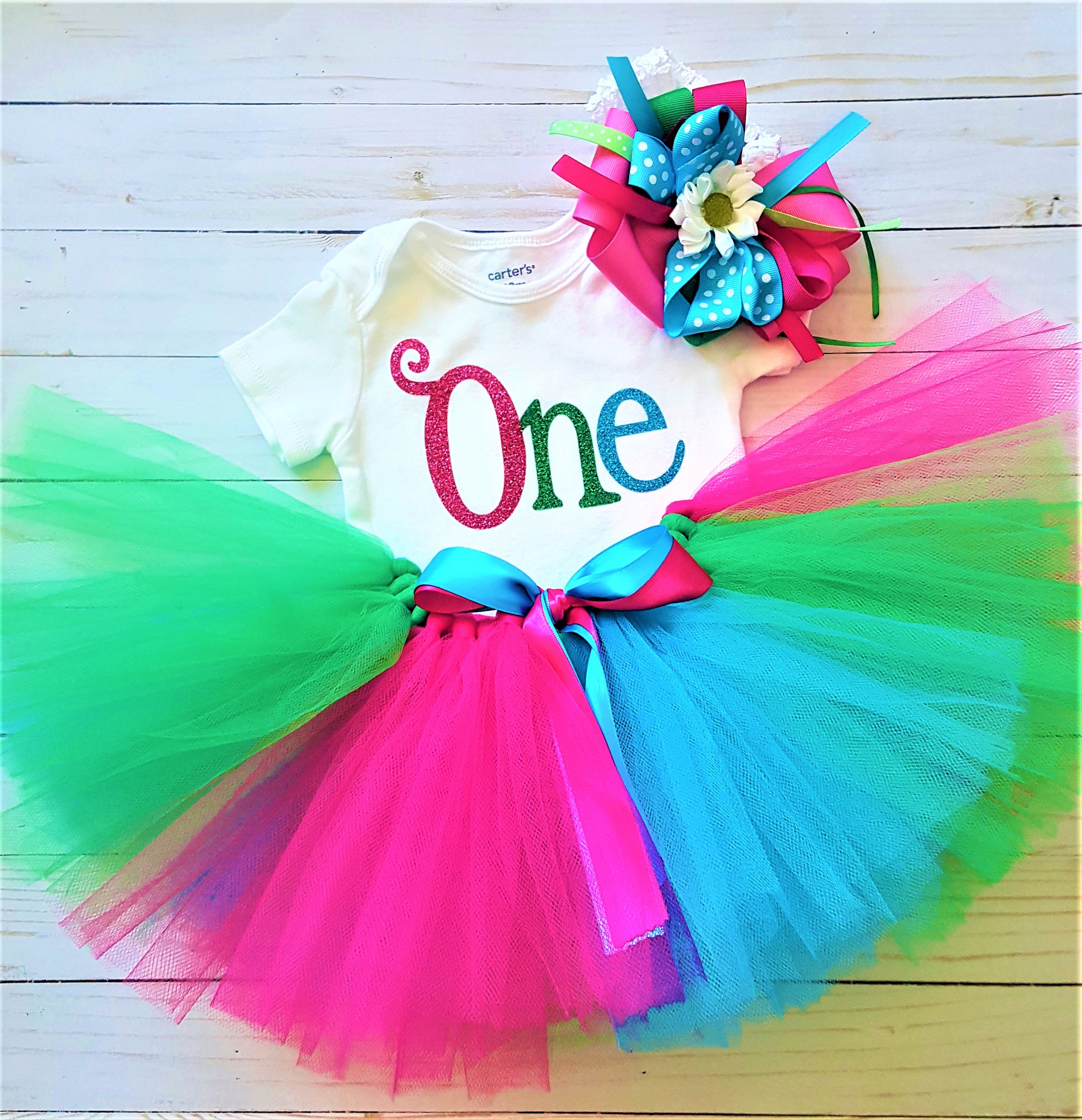 trolls first birthday outfit