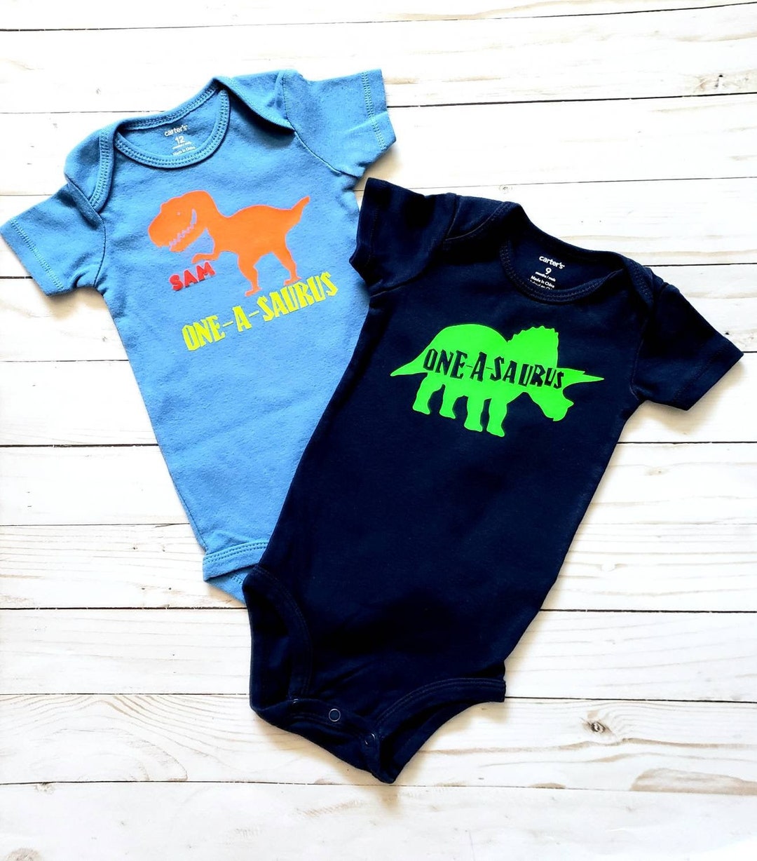 One a Saurus Boys Birthday Bodysuit/boys 1st Birthday Shirt/dinosaur ...