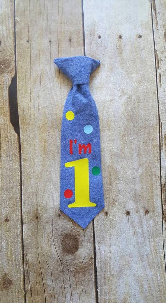 1st Birthday Boy Tie/birthday Boy Clothes/i'm 1 Etsy