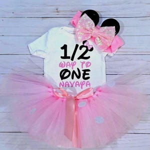 half birthday tutu dress Baby Its perfect for cake