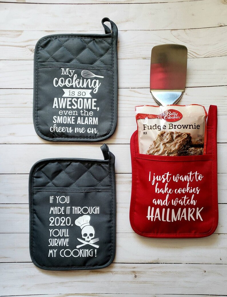 Oven Mitts/pot Holders/funny Oven Mitts/funny Pot Etsy