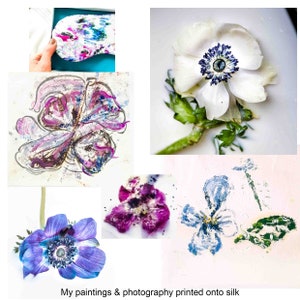 Silk Blindfold Eye Mask, Floral Luxury Birthday Gift image 10