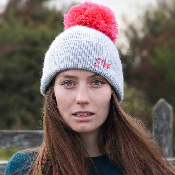 Personalised bobble hat sales