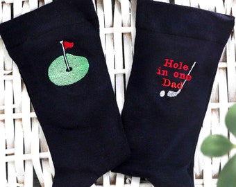 Fun Dad Golf Socken, Vatertag personalisiertes Geschenk