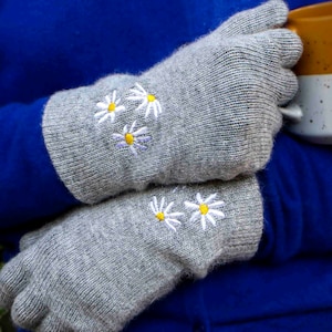 Personalisierte Daisy Soft Knit warme Handschuhe Geschenk