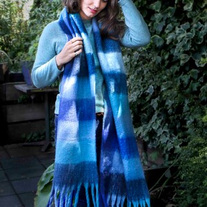 Personalised Check Blanket Scarf image 6