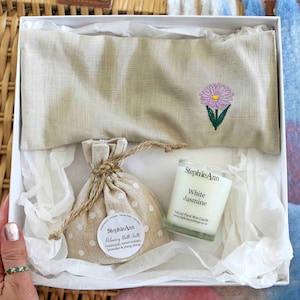 Personalised Pamper Self Care Birthday Flower Gift Set