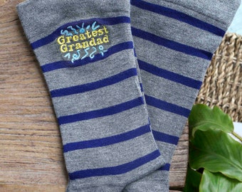 Greatest Grandad Personalised Socks