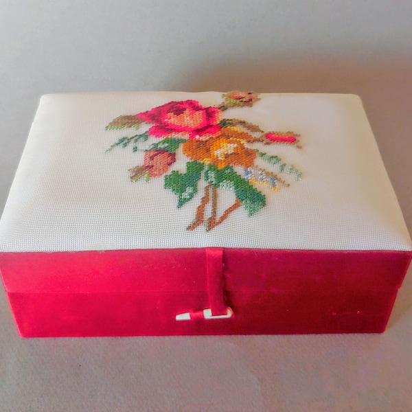 Needlepoint Jewelry Box Etsy
