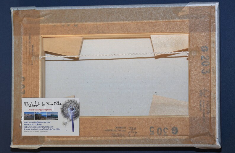 Lanyon Quoit #2 the original pen/&ink drawing reproduced as a 30 x 20cm mounted canvas print.