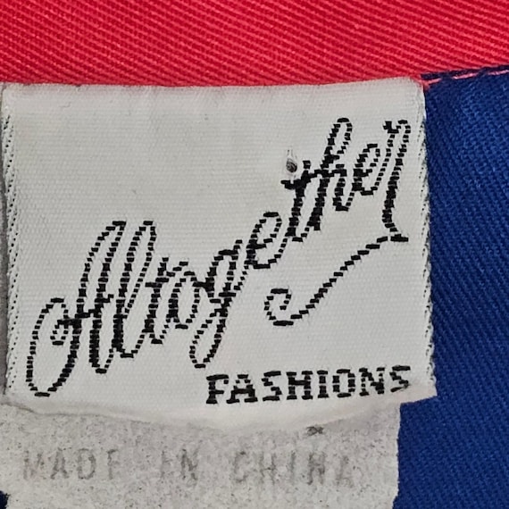 Vintage Altogether Fashions Womens Dress 11/12 Blue 80s Sporty Cap Sleeve View 2
