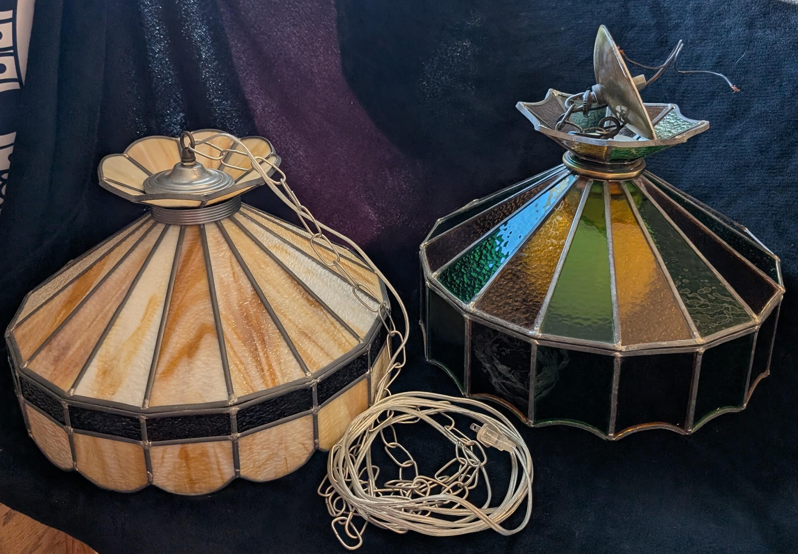 Vintage 70s Swag Hanging Light - Etsy