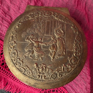 Antique Repoussé Jewelry Box – Intricately Detailed, Likely Victorian or Edwardian Era