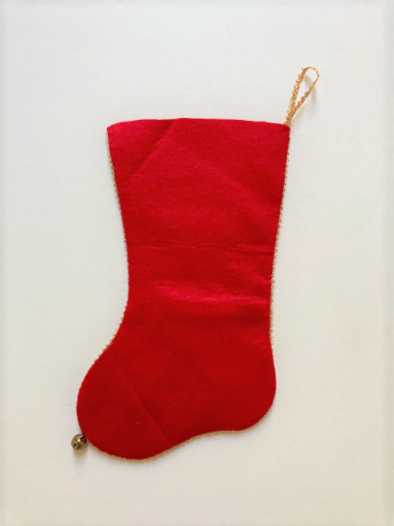 Handmade Vintage Bucilla Felt Christmas Stocking Snowman With Etsy