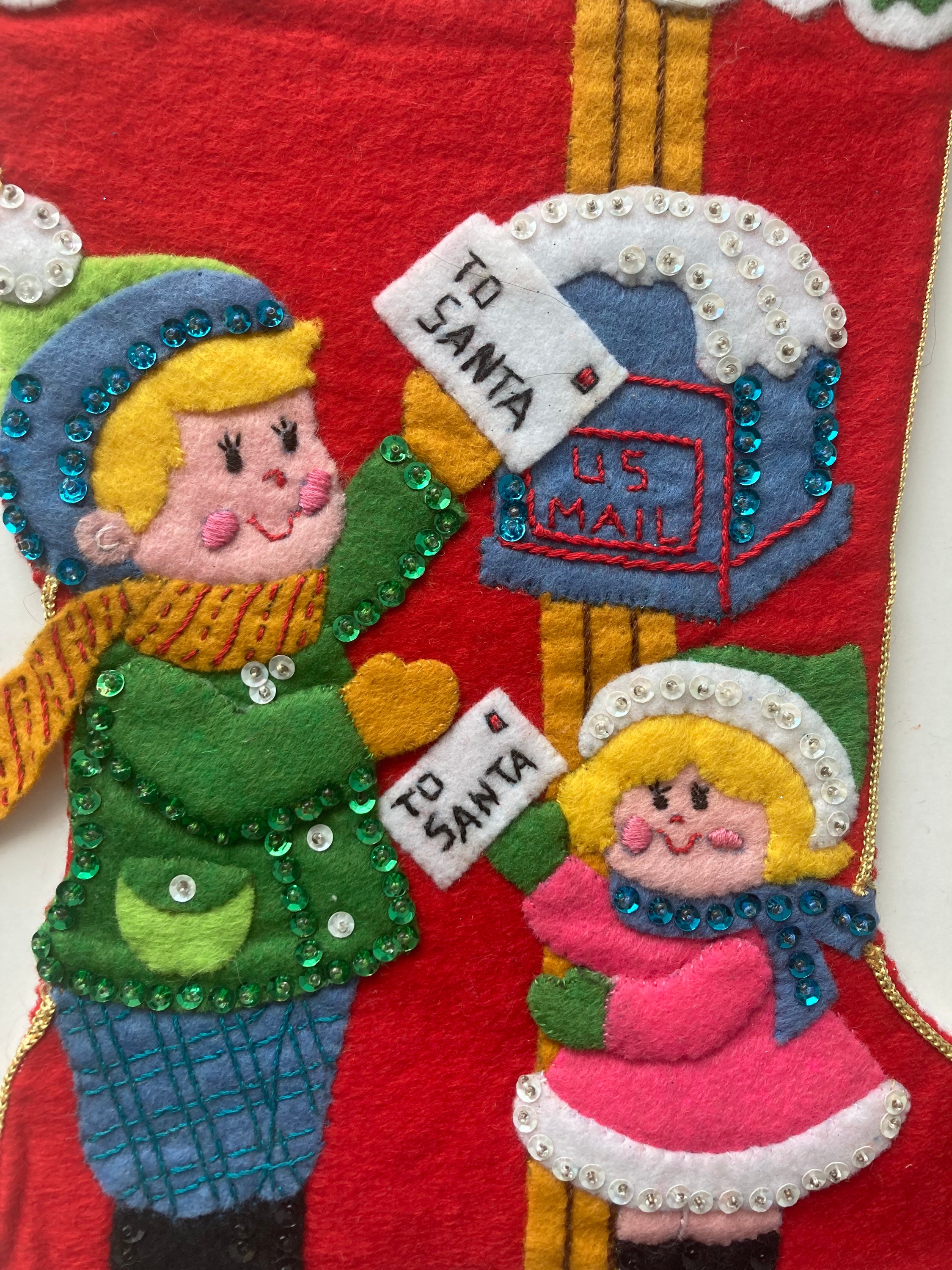 Bucilla Kit 'twas the Night Before Christmas' Felt Ornament Embroidery and  Applique Kit 89288E 