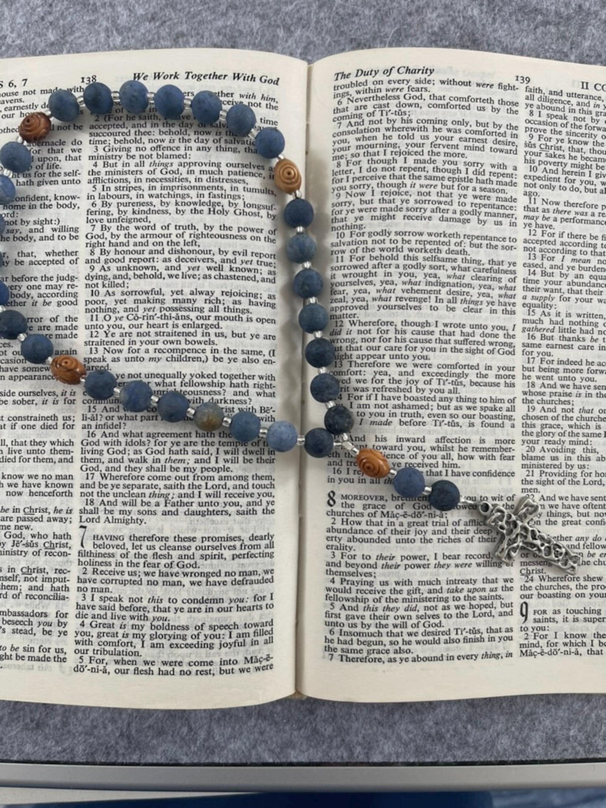 Protestant Prayer Beads, Anglican, Christian, Methodist, Lutheran