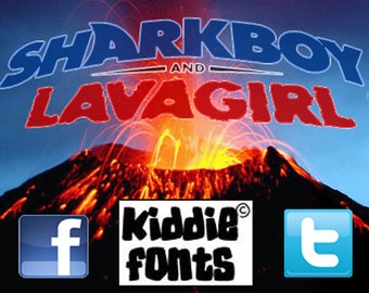 SH@RKBOY and LAVAGIRL Commercial Font