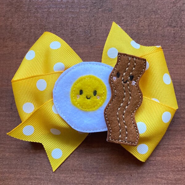 Bacon Hair Clip Etsy