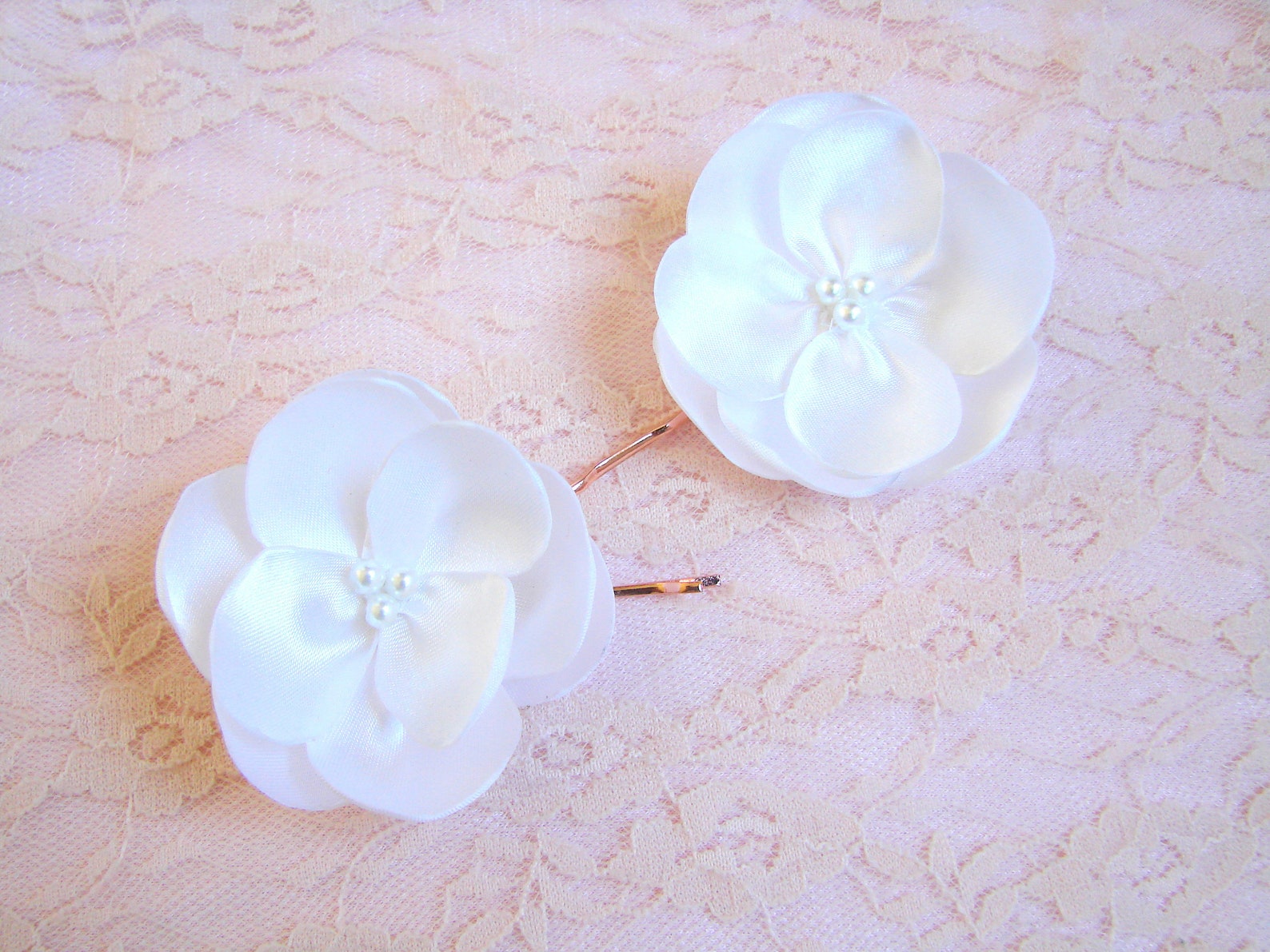 Magnolia Hair Pins Bridal Magnolia Hair Clips Wedding Flowers Etsy