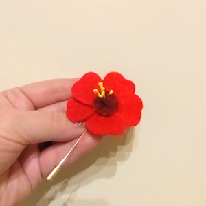 Alfinete de flor de lapela Flor de Maga alfinete de lapela masculino broche de flor de lapela masculino alfinete de casamento Flor de Maga Boutonnière