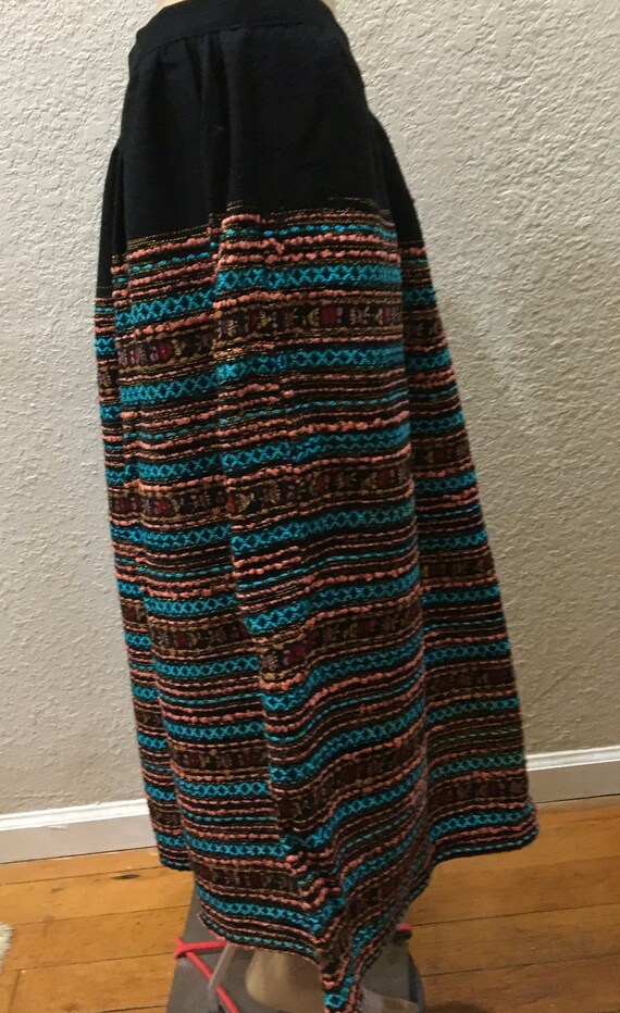 Exquisite Bohemian Gypsy 50s Vintage Floral & Meta