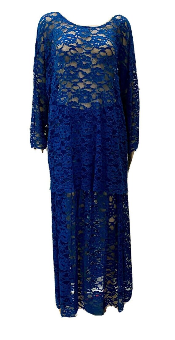 knee length dresses for ladies Halloween Sheer Lace Maxi Dress Black – Dolls Kill main image 0