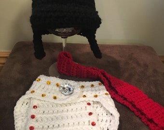 knitted baby elvis suit