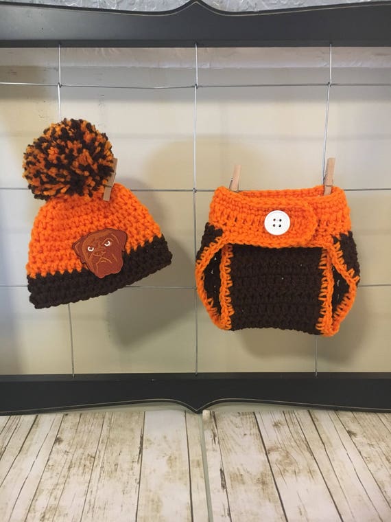 cleveland browns baby hat