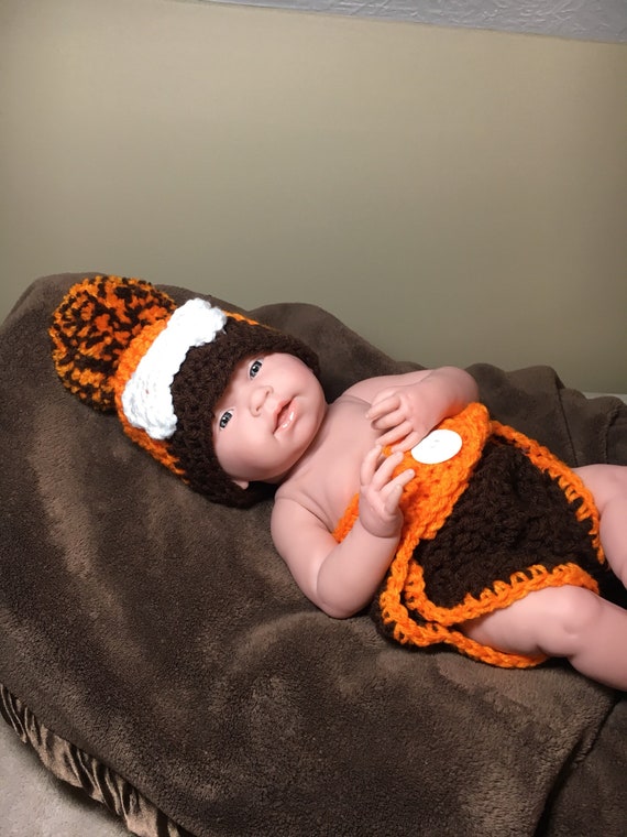cleveland browns baby hat