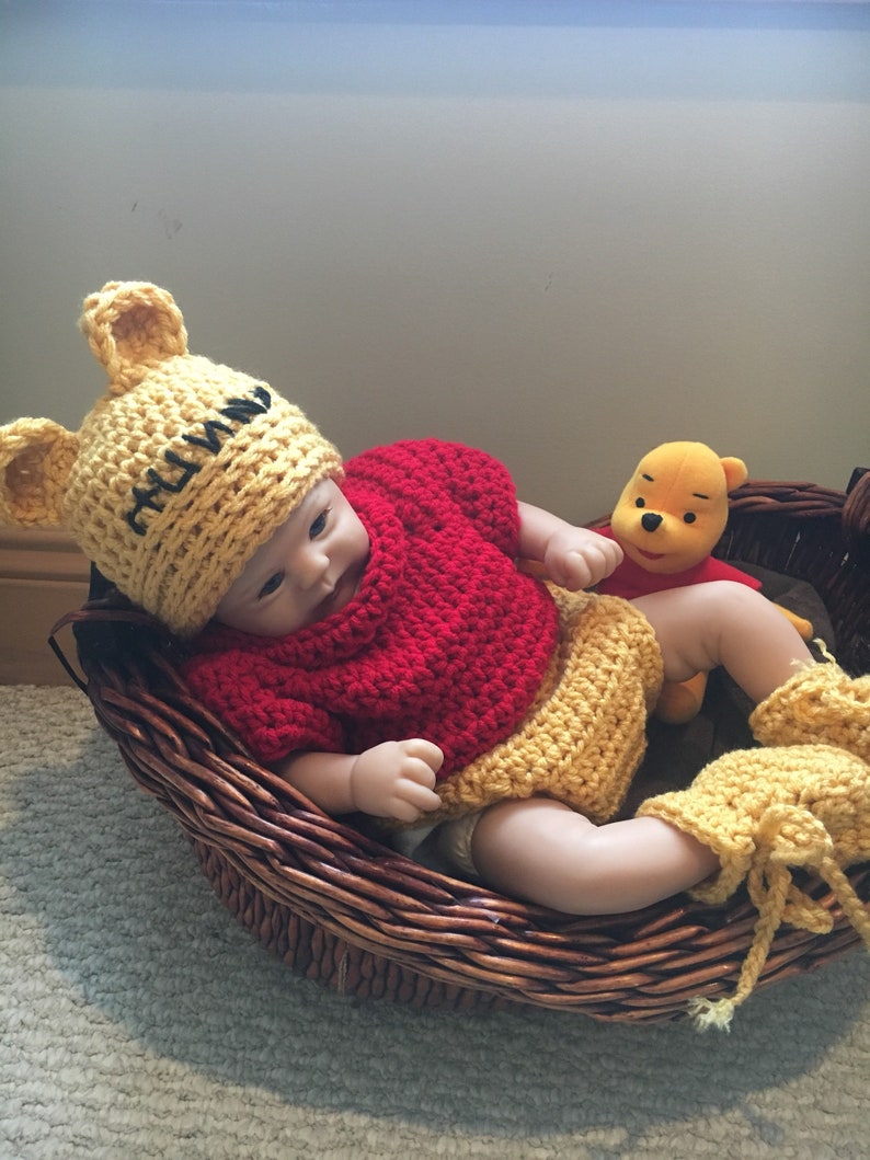 winnie the pooh crochet outfit