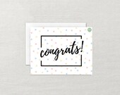 items similar to modern congratulations cards bulk pastel baby
