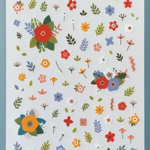 Suatelier Flower decosticker, bloemensticker, roze bloemsticker, knutselspullen, plakboekvoorraad, dagboekstickers