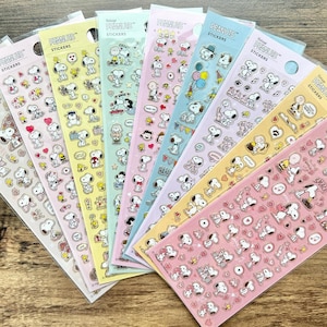 Adesivi con sigillo in lamina di Japan Hallmark Peanuts Snoopy, materiale per artigianato, materiale per scrapbooking, planner