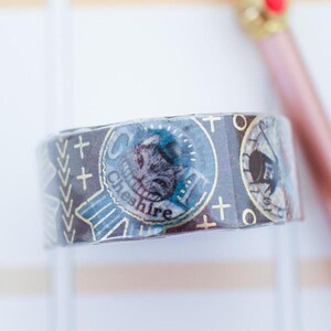 Shinzi Katoh Alice im Wunderland Schleifenband Hologold Washi Tape/Masking Tape/Planer/Journal