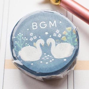 BGM Nordic Forest *Swan Lake-washitape/afplaktape/planner/dagboek
