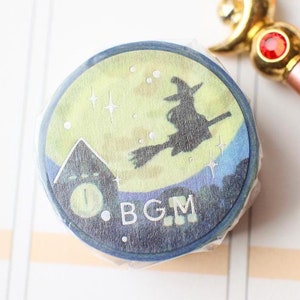 Achtergrondmuziek The Witch's Town Holo zilverfolie/afplakband/planner/dagboek