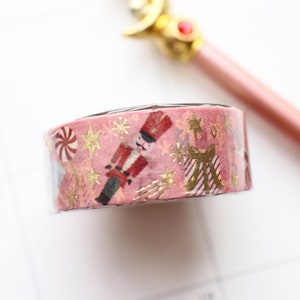 Shinzi Katoh Kirapika Nutcracker 2 glitter goudfolie washi-tape/afplakband/planner/dagboek