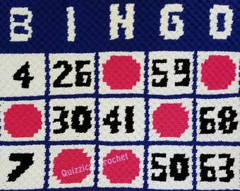 BINGO! Corner to Corner Crochet pattern