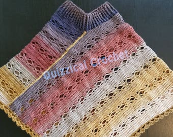 Delightful Diamonds Poncho Pattern