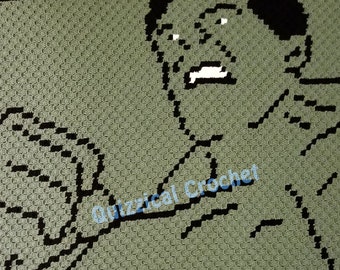 Incredible Hulk Corner to Corner (c2c) Crochet Pattern