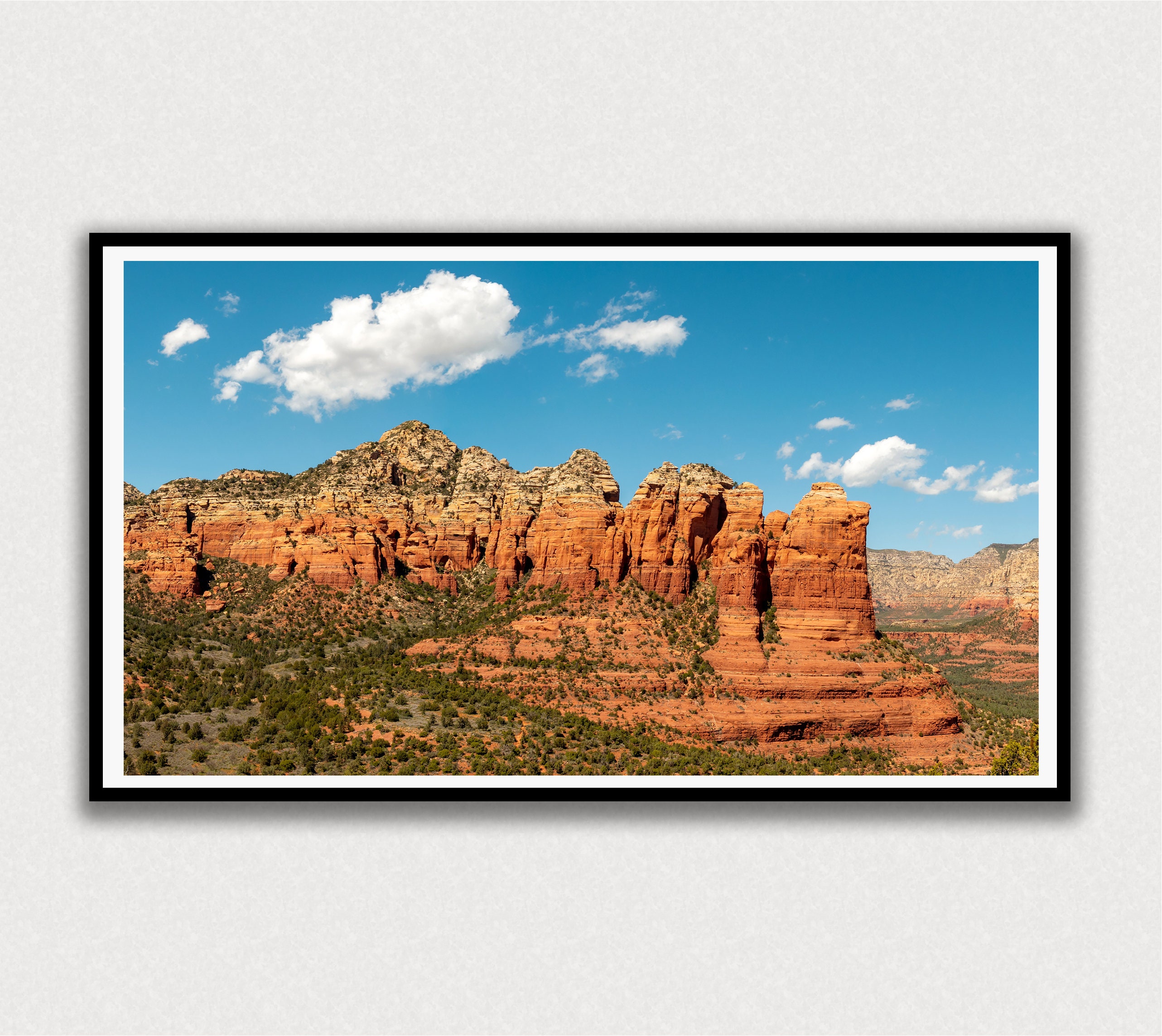Red Rocks Arizona Graphics Red Rocks of Sedona Arizona Frame TV Digital Art - Etsy
